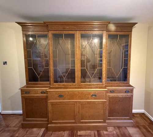 Large brown wooden glass - large, &