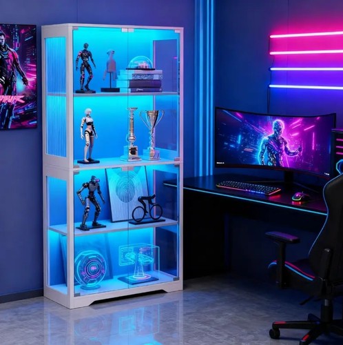Display cabinet with glass - display,