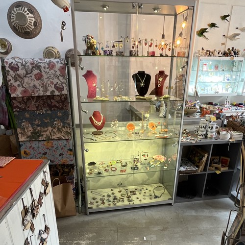 Glass floor standing jewellery - glass,