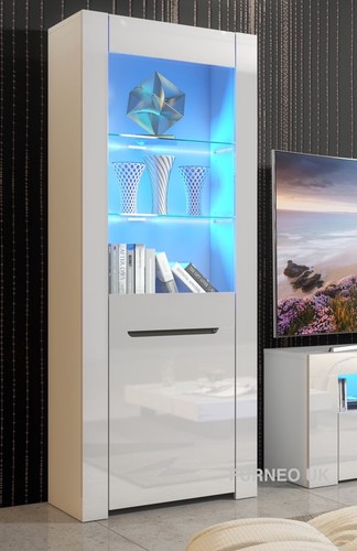 White display cabinet modern - display,