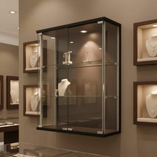 Black Wall Mounted Double Door