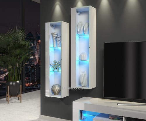 White display cabinet glass - display,